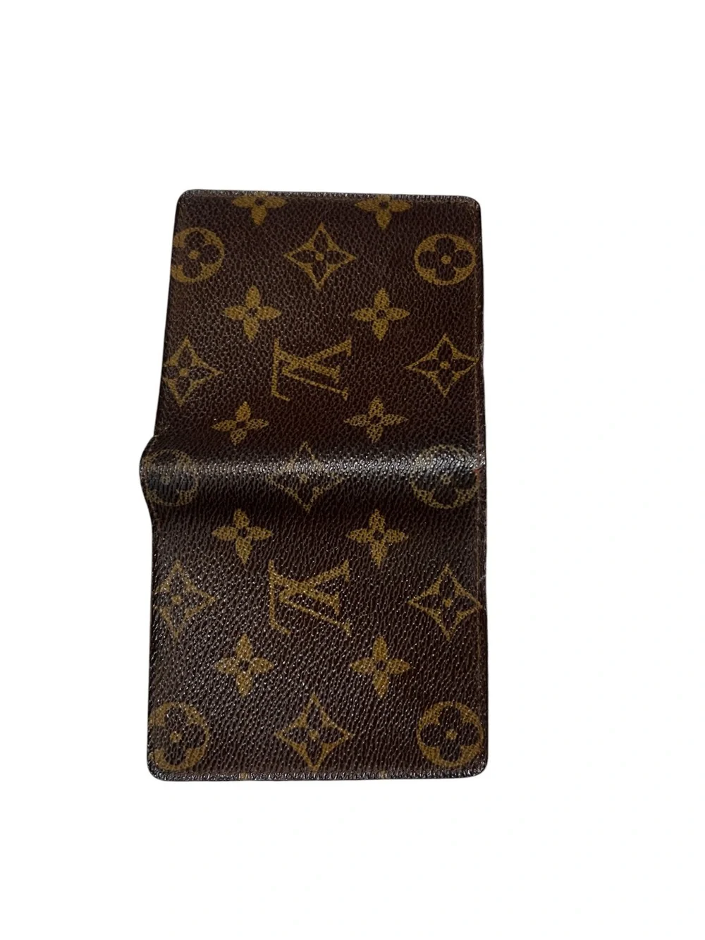 Louis Vuitton Monogram Canvas Key & Card Holder in Brown and Gold Tones